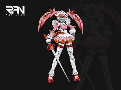 Anime character design streetwear, cyborg, robot, cyberpunk anime art cyberpunk cyborg illustration robot streetwear