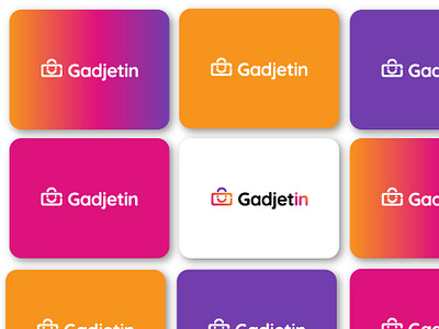 Gadjetin-E-commerce logo, Tech Logo, Modern Style app brand branding company logo design gadget logo gradient graphic design illustration logo logo design logo phone logogram logotype modern modern style simple ui ux vector