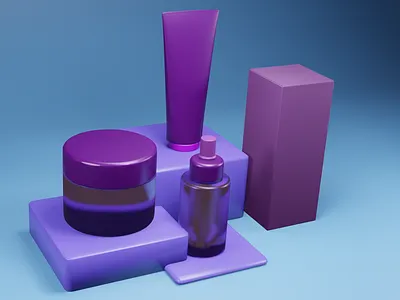 3D Skincare 3d blender design illustration skincare