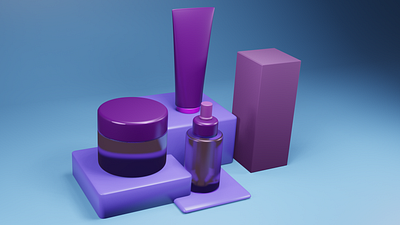 3D Skincare 3d blender design illustration skincare