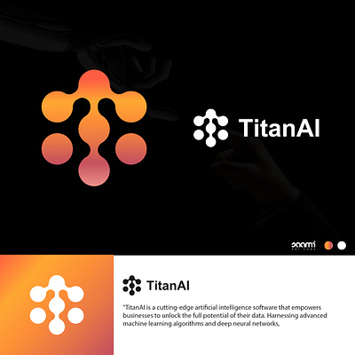 TitanAi animation branding graphic design logo ui