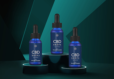 CBD Label Design product packaging box design