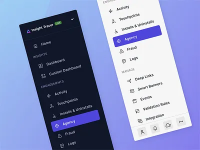 Sidebar Navigation, Menu, Design System Components bar components design component design system left menu menu menu bar nav nav ui navigation navigation bar side bar side menu side nav sidebar tabs ui ui components