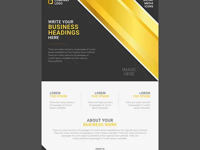 Professional Business Flyer design flyer graphic design illustration illustrator leaflet print design vector web