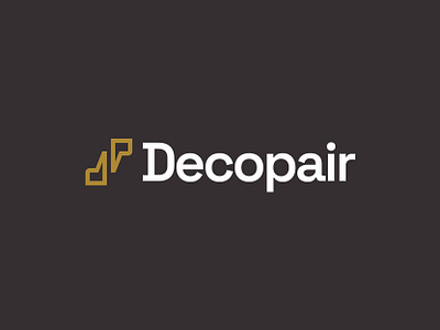 Decopair Logo Design-Simple Logo,Modern Style, Furniture Logo app branding brown chair logo company logo design furniture graphic design illustration logo logo app logo design logo gram logo inspiration logo type modern style simple logo ui ux vector