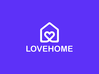 Love Home creative home homelogo identity logo logo maker logos love lovelogo