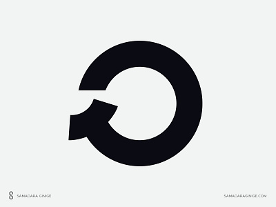 Letter O branding design illustration letter logo mark minimal modern monogram samadaraginige simple