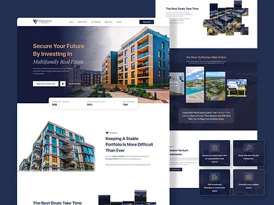 Realestate Investment Website invsetment website latest ui design property investment radial code radialcode real estate real estate landing page ui design uiux design webdesign