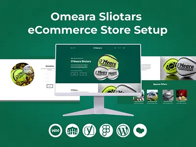 Omeara Sliotars eCommerce Store Setup attractive website business website design graphic design illustration landing page responsive website web design website design
