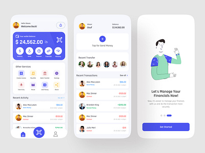 nPay- Mobile Financial Service(MFS) App analytics app banking dashboard design financial app financial technology fintech invest mfs mobile banking mobile banking app mobile financial service money management msf stock adviser ui uiux ux wallet