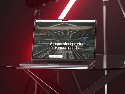 Ferro | Corporate website redesign animation design ui ux web