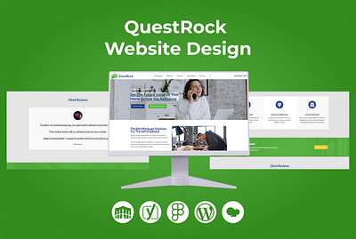 QuestRock Website Design attractive website business website design graphic design illustration landing page responsive website web design website design