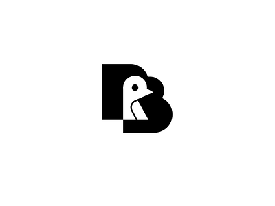 RB bird brand branding design elegant graphic design illustration letter logo logotype mark minimalism minimalistic modern monogram rb sign