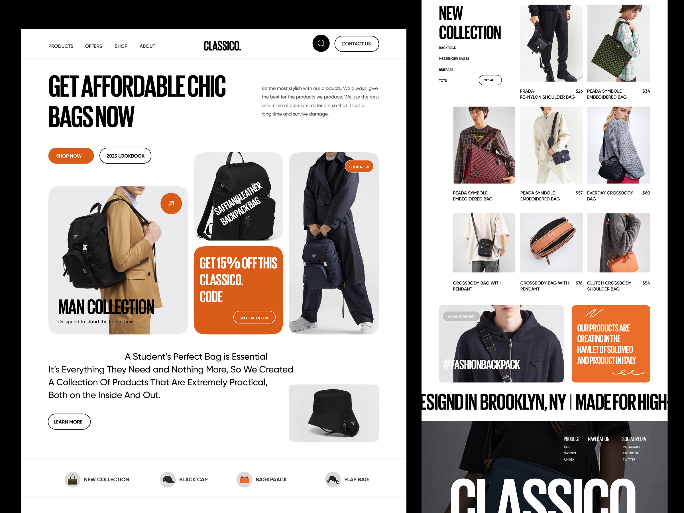 E-commerce Web design by Junaki on Dribbble