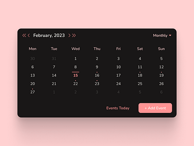 Web Calendar designs themes templates and downloadable graphic