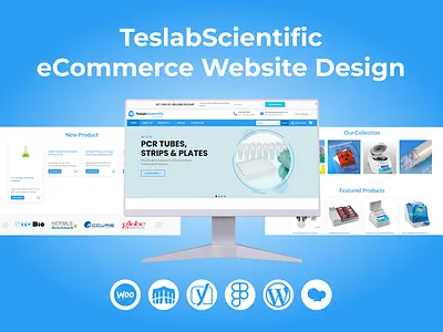 TeslabScientific eCommerce Website Design attractive website business website design graphic design illustration landing page responsive website web design website design