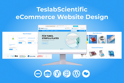 TeslabScientific eCommerce Website Design attractive website business website design graphic design illustration landing page responsive website web design website design