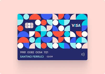 Daily UI - 007 bank card credit card dailyui mobile app mobile bank card mobile ui visa card