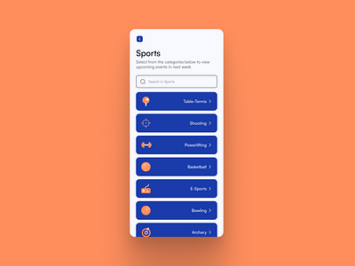 Daily UI - 008 categories categories ui dailyui mobile app mobile categories ui mobile ui