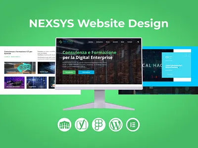 NEXSYS Website Design business website graphic design landing page responsive website