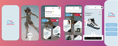 Sneek Peak Shoe App UI