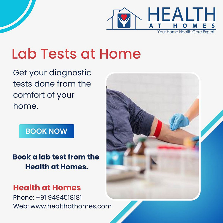 Blood tests at home in Hyderabad by jai on Dribbble