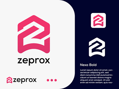 Zeprox Creative Initial Letter Logo with Gradient app logo branding business logo creative design graphic design illustration initials letter logo logo logos modern logo vector