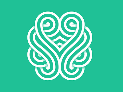 Brain Logo for Artificial Intelligence or AI | Thin Lines brain design icon illustration line logo logotype logotype design symbol thin thin line vector