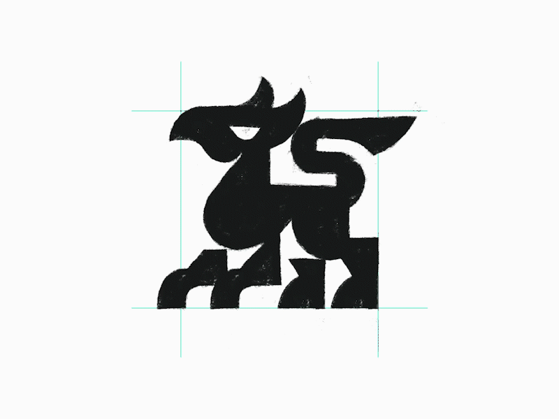 Mythical Griffin creature logomark design by @anhdodes 3d anhdodes anhdodes logo animal animal art animal logo animation branding design eagle logo graphic design illustration logo logo design logo designer logodesign minimalist logo minimalist logo design motion graphics ui