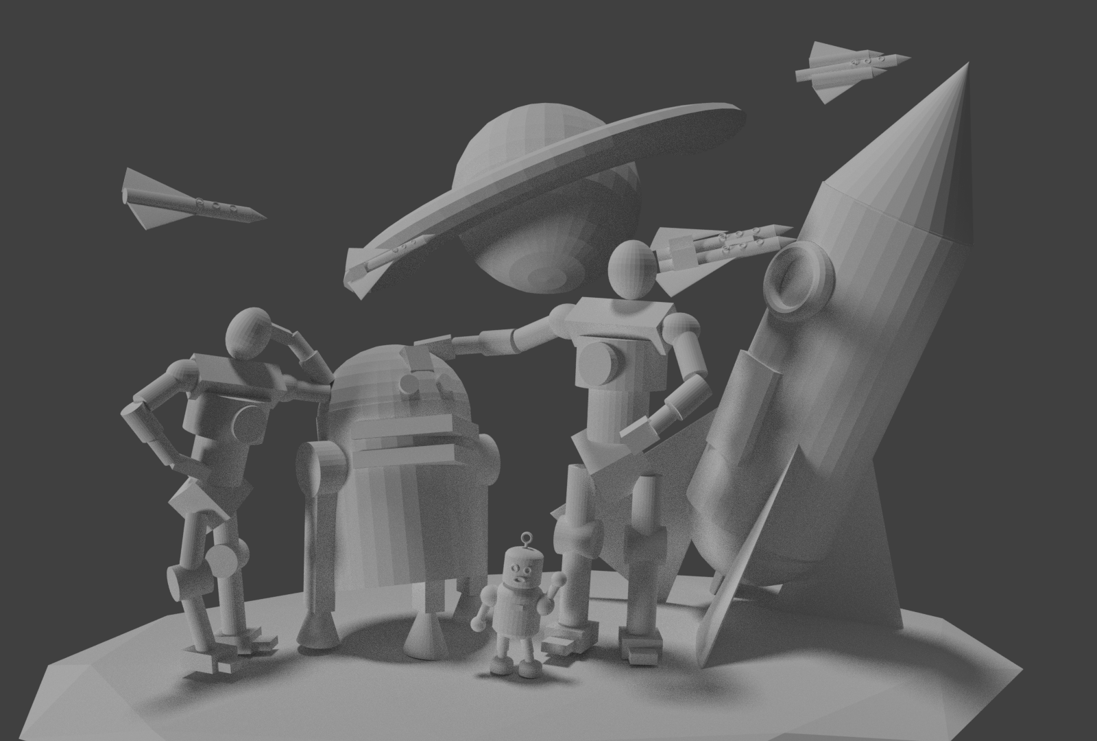 outer-space-squad-plain-3d-modelling-by-all-exist-portfolio-by