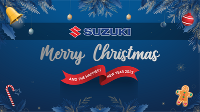 Suzuki Christmas and New Years Card animation branding graphic design motion graphics