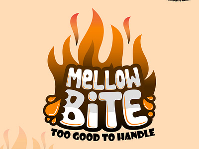 MELLOW BITE (A Fast Food Restaurant Logo) branding cartoon design fast food graphic design illustration logo restaurant typography vector