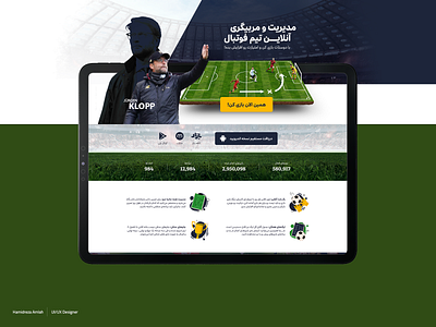 Cluby (Online Game) design football graphic design soccer ui user in user interface ux web design