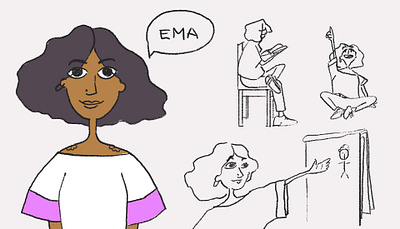 Ema from Maria's Room 2022 activemedia animation illustration unicef