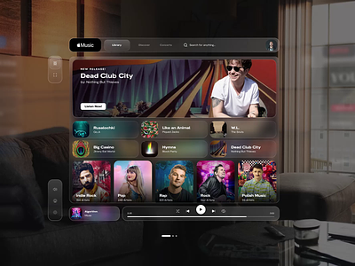 Apple Vision Pro Concept apple apple music ar concept netflix opensea pro vision vision pro vr