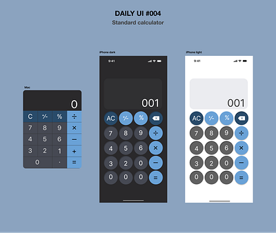 Daily Ui 004 - Calculator 004 app app design dailyui design logo ui ui design