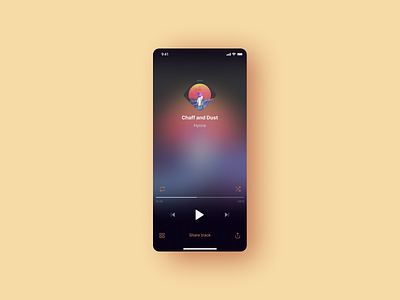 DAILY UI #009 | Music Player dailyui design challenge mobile ui music player ui ui challenge ui design user experience design user interface design ux ux design