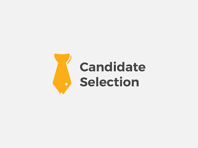 Candidate Selection animal animal logo awesome brand brand identity branding candidate fish graphic design job logo logo design minimalist modern project select selection simple logo tie working