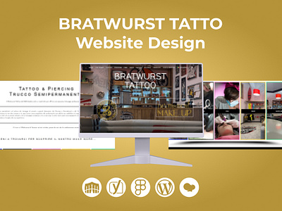 BRATWURST TATTO Website Design attractive website business website design graphic design illustration landing page responsive website web design website design