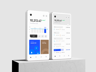 TrustWallet Redesign – Screens android app application assets blockchain crypto defi interface ios iphone mobile staking trust wallet trustwallet ui ux wallet web 3 web3
