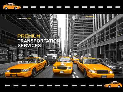 Transport Service Website design figma graphic design ui ux