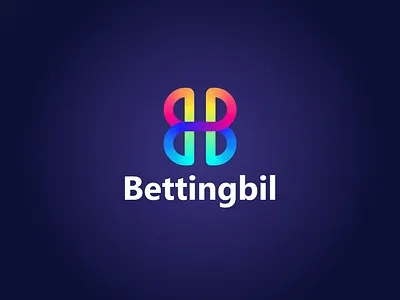 Bettingbil (B letter mark) Logo Design app b logo brand brand design branding business logo creative freelancer gradient logo hire icon identity letter logo logo logo design logo designer logo mark logo type mark work