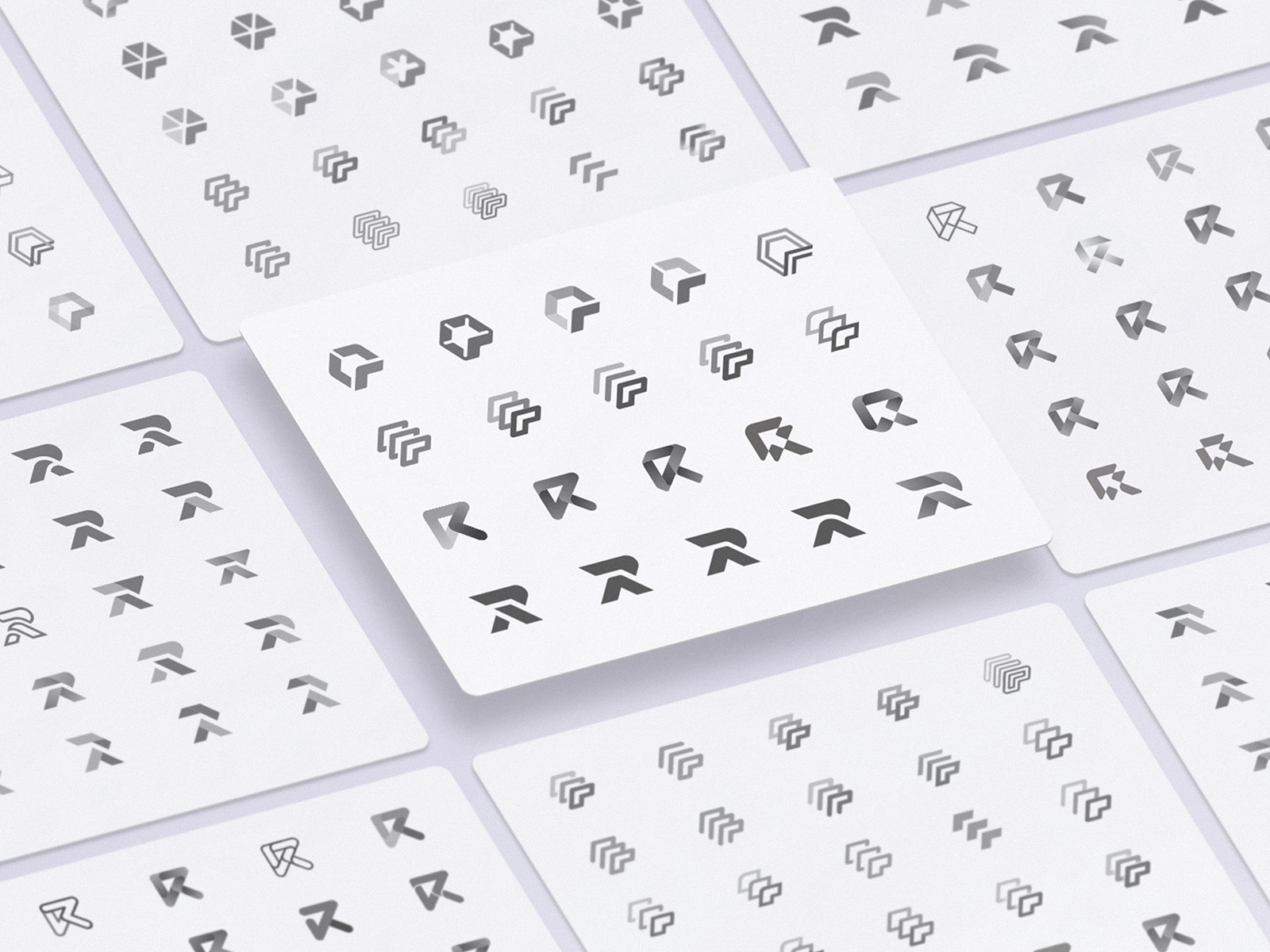 Rally Here Draft Logo Sketches ar branding development esports game game logo gamer gaming gradient icon identity lepisov letter r logo publisher r logo sketches tech token vr