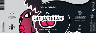 Ginjanelas Beer by MassGold branding craft beer illustration massgold rere