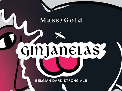 Ginjanelas Beer by MassGold branding craft beer illustration massgold rere