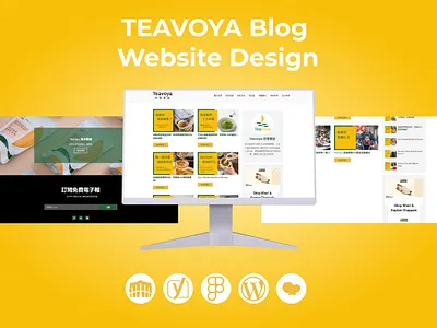 TEAVOYA Blog Website Design attractive website business website design graphic design illustration landing page responsive website web design website design