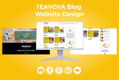 TEAVOYA Blog Website Design attractive website business website design graphic design illustration landing page responsive website web design website design