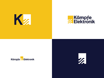 Kämpfe Elektronik - Logo Design & Branding branding design graphic design illustration logo ux vector