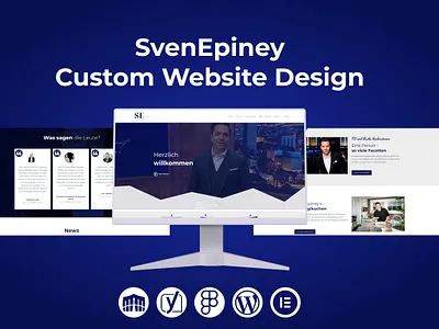 SvenEpiney Custom Website Design attractive website business website design graphic design illustration landing page responsive website web design website design