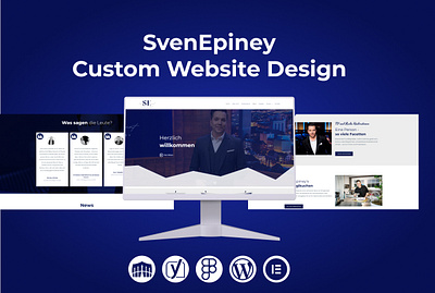 SvenEpiney Custom Website Design attractive website business website design graphic design illustration landing page responsive website web design website design